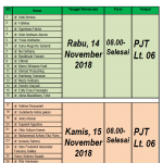 Jadwal Wawancara